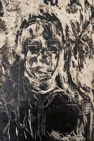 HOLZSCHNITT 30 X 21 CM/DRUCK SERIE 01.10 ART APPLETREE Galerie - Künstler - GERARD WASKIEVITZ