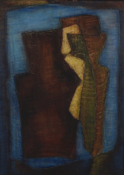 110 x 80 cm, Öl auf Holz, 1964