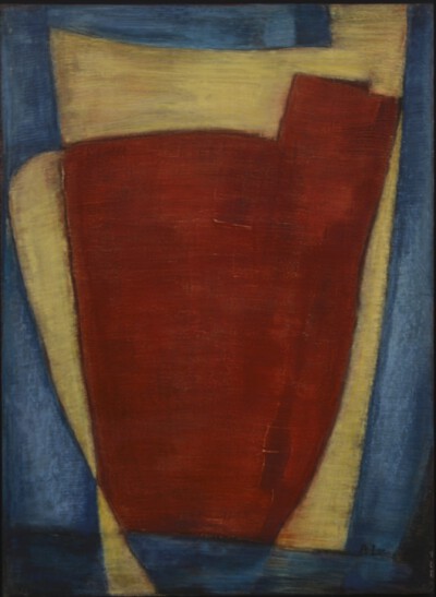 85 x 62 cm, Öl auf Holz, 1964